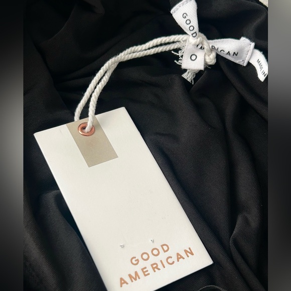 NWT Bundle - Good American - NWT Bodysuit and NWT Good Touch Ruched One Shoulder - Picture 7 of 7